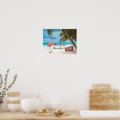 Prettig kerstfeest vanuit Clearwater, FL Poster (Keuken)