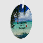 Prettig kerstfeest vanuit de Bahama's Ornament (voorkant)
