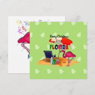 Prettig kerstfeest vanuit Florida Kaart