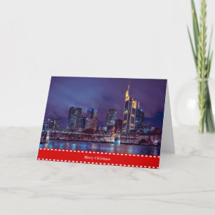 Prettig kerstfeest vanuit Frankfurt Kaart