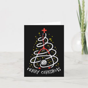 Prettig kerstfeest Verpleegster Kersttrui Dames St Kaart