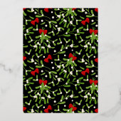 PRETTIG KERSTFEEST | Voeg uw foto toe Folie Feestdagenkaart (Achterkant)