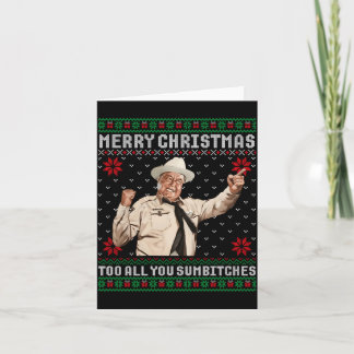 Prettig kerstfeest voor al jullie lelijke trui Vin Kaart