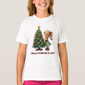 Prettig kerstfeest voor jou! Kerst T-shirt voor ki