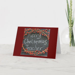 ****PRETTIG KERSTFEEST**** VOOR MIJN **LERAAR** KAART
