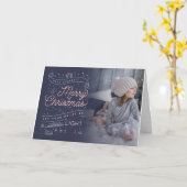 PRETTIG KERSTFEEST / Vouwkaart Kaart (Gele Bloem)