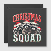 Prettig kerstfeest Wasbeer Santa-hoed Liefhebbers  (Voorkant / Achterkant)