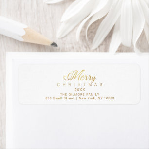 Prettig kerstfeest Wispelturige typografie Script Etiket