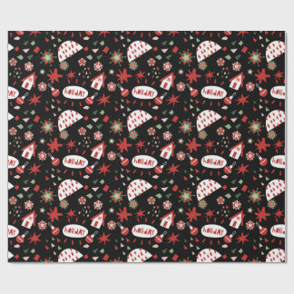 Prettig kerstfeest X-mas-cadeauverpakking Cadeaupapier