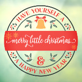 Prettig Kerstfeest Zakelijk Raamsticker (Vel 3)