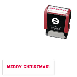 Prettig kerstfeest  zelfinktende stempel