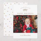 Prettig Kerstfeestijn Kerktak Fotokaart Kaart (Voorkant / Achterkant)