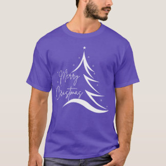 Prettig kerstfeestKerstboom ontwerp vrienden T-shirt