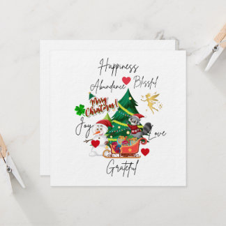 Prettig Kerstkaartje | Feestelijke Feestdagen Groe Kaart