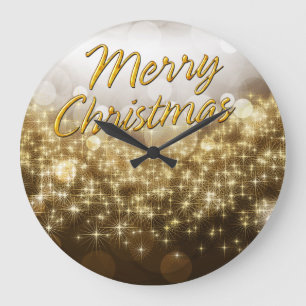 Prettig Kerstmis 22 Wandklok Opties Grote Klok
