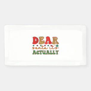 Prettig Kerstmis Beste Kerstman Het Is Eigenlijk Spandoek