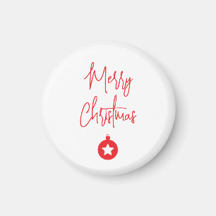 Prettig Kerstmis Familie Nieuw Jaar Bericht Magneet