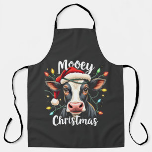 Prettig Kerstmis Grappig Kerst Rundvee Liefhebbers Schort