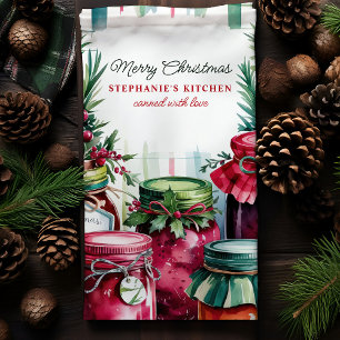 Prettig Kerstmis Ingemaakt met Liefde Persoonlijk Theedoek