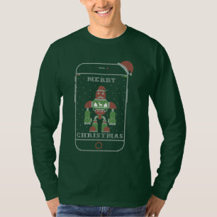 Prettig kerstmis Kerstman Spel T-shirt