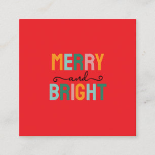 Prettig Kerstmis Klassiek Uniek Minimalistisch Een Informatiekaartje