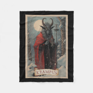 Prettig Kerstmis Krampus Xmas Horror Lelijk T-shir Fleece Deken