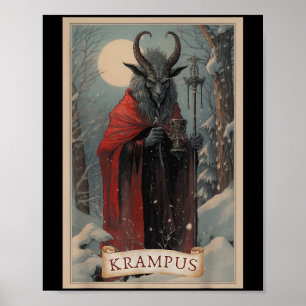 Prettig Kerstmis Krampus Xmas Horror Lelijke Trui Poster