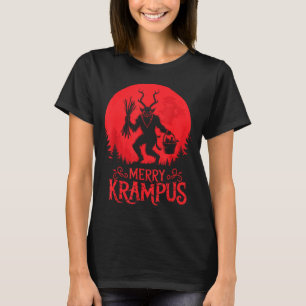 Prettig Kerstmis Krampus Xmas Horror Lelijke Trui T-shirt