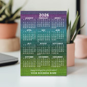 Prettig Kerstmis Modern Abstracte Kalender Feestdagenkaart