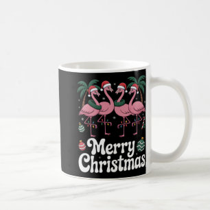 Prettig Kerstmis Nk Flamingo Kerstman Hoed Xmas Li Koffiemok