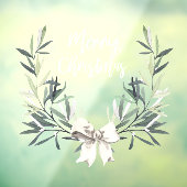 Prettig Kerstmis | Raamfolie Kerstmis Raamsticker (Vel 3)