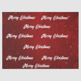 Prettig Kerstmis Rood Karmozijn Elegant Tissuepapier