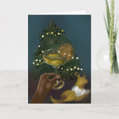 Prettig Kerstmis Sheltie Kaart (Voorkant)