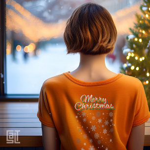 Prettig Kerstmis Sneeuwvlokken Klassiek T-shirt