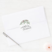 Prettig Kerstmis Sticker (Envelop)