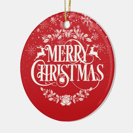 Prettig Kerstmis Stiefmoeder Definitie Keramisch Ornament (Links)