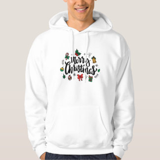 Prettig Kerstmis Witte Hoodie