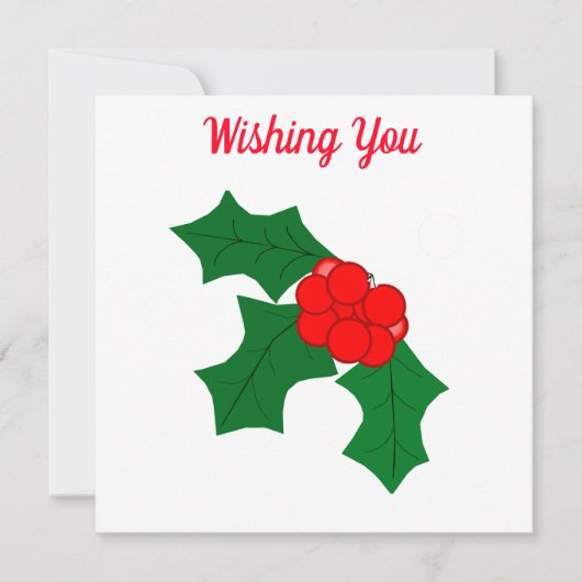 Prettig Kerstseizoen Kaart (Voorkant)