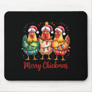Prettig Kikkermas Kerstkip Santa Hoed Kip Muismat