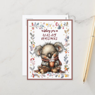 Prettig KOAL-ATIG Kerstfeest Feestdagenkaart