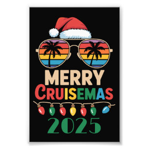 Prettig Kruisfeest 2025 Persoonlijke Kerst Cruise Foto Afdruk