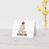 Prettig Kudde Feest met Kerstmis Kaart (Gele Bloem)