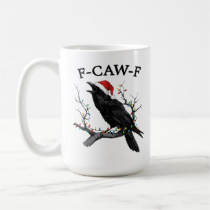 Prettig-Kwaak-Kwaak Fijne Kerst Zwarte Kraai F Kwa Koffiemok