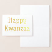 Prettig Kwanzaa Folie Kaarten (Display)