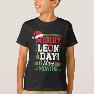 Prettig Leon-dag Noel Ckwards Grappige Kerstmis Af T-shirt