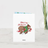 Prettig LuiaardKerst Kaart (Achterkant)