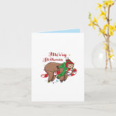 Prettig LuiaardKerst Kaart (Gele Bloem)