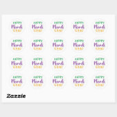 Prettig Mardi Gras Ronde Sticker (Vel)