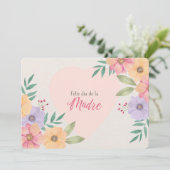 Prettig Moederdag  Feestdagenkaart (Staand voorkant)