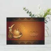 Prettig Muharram Vakantiekaart Feestdagenkaart (Staand voorkant)